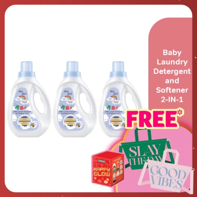 BZU BZU Baby Laundry Detergent and Softener 2-in-1 - 1L x3
