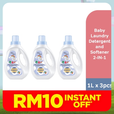 BZU BZU Baby Laundry Detergent and Softener 2-in-1 - 1L x3