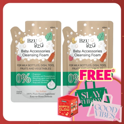 BZU BZU Baby Accessories Cleansing Foam (Original) - 400ML Refill x2