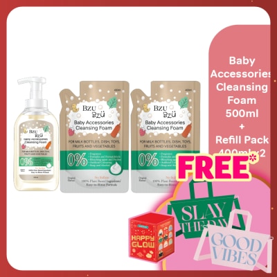 BZU BZU Baby Accessories Cleansing Foam (Original) 400ML Refillx2+Baby Accessories Cleansing Foam(Original)