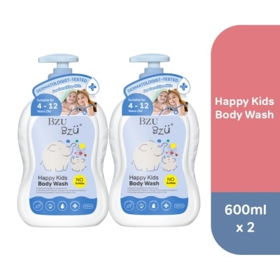 BZU BZU - Happy Kids Body Wash 600ml x2
