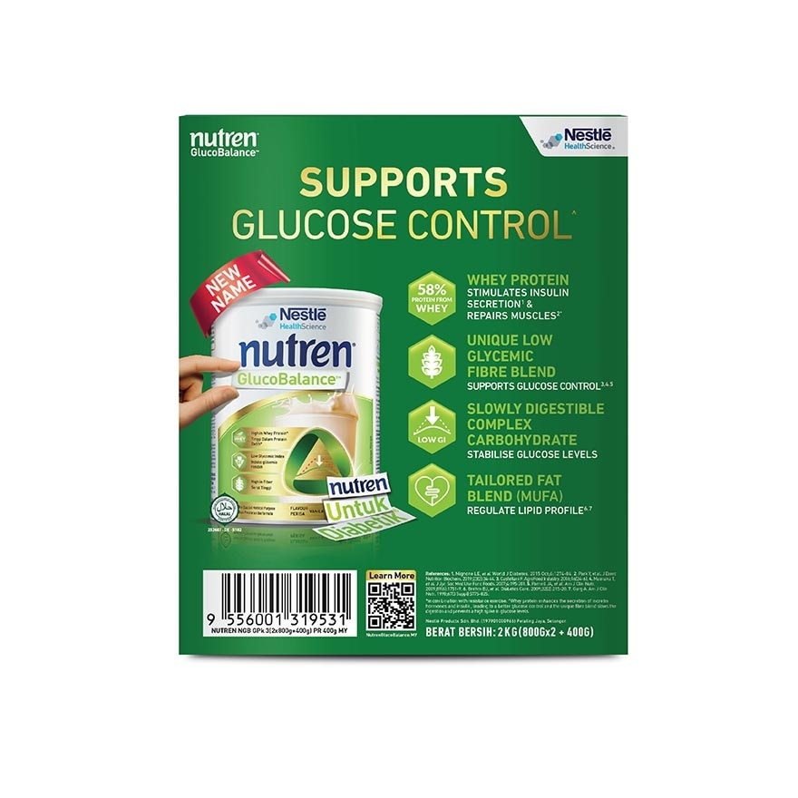 Glucobalance 800g x 2s FOC 400g