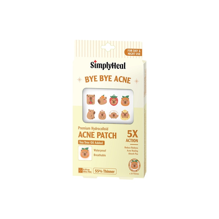 Happy Bara Day & Night Premium Hydrocolloid Acne Patch 20s