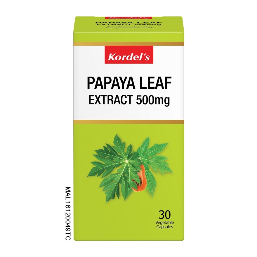 Papaya Leaf Extract 500mg 30s