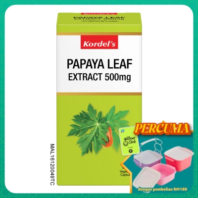 KORDEL'S - Papaya Leaf Extract 500mg 30s