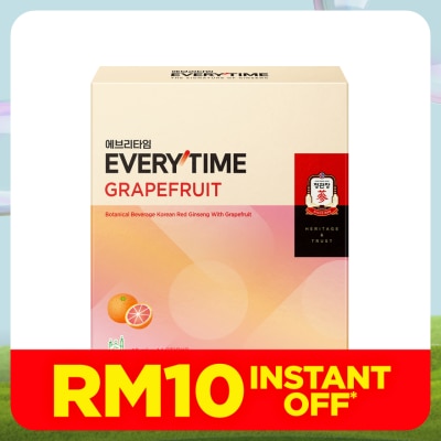 JUNG KWAN JANG Botanical Beverage Korean Red Ginseng With Grapefruit 10ml x14s