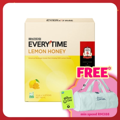 JUNG KWAN JANG Botanical Beverage Korean Red Ginseng With Lemon Honey 10ml x14s