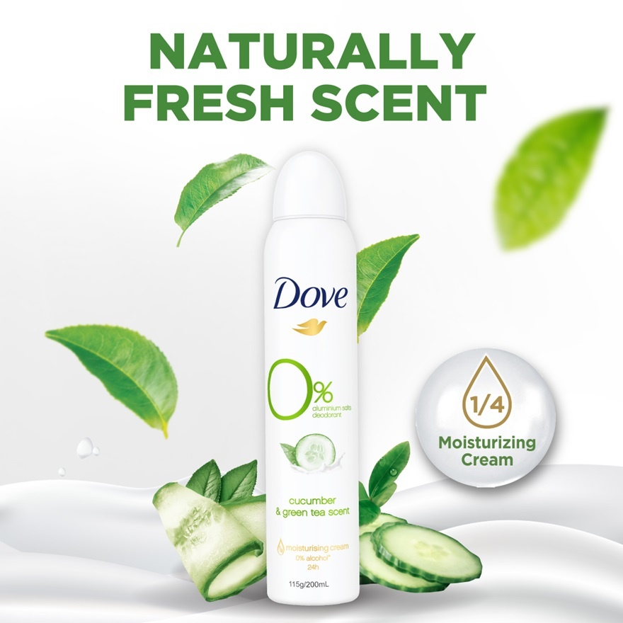 Deodorant Spray Cucumber & Green Tea 200ml