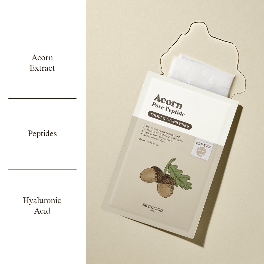 Acorn Pore Peptide Mask 1S