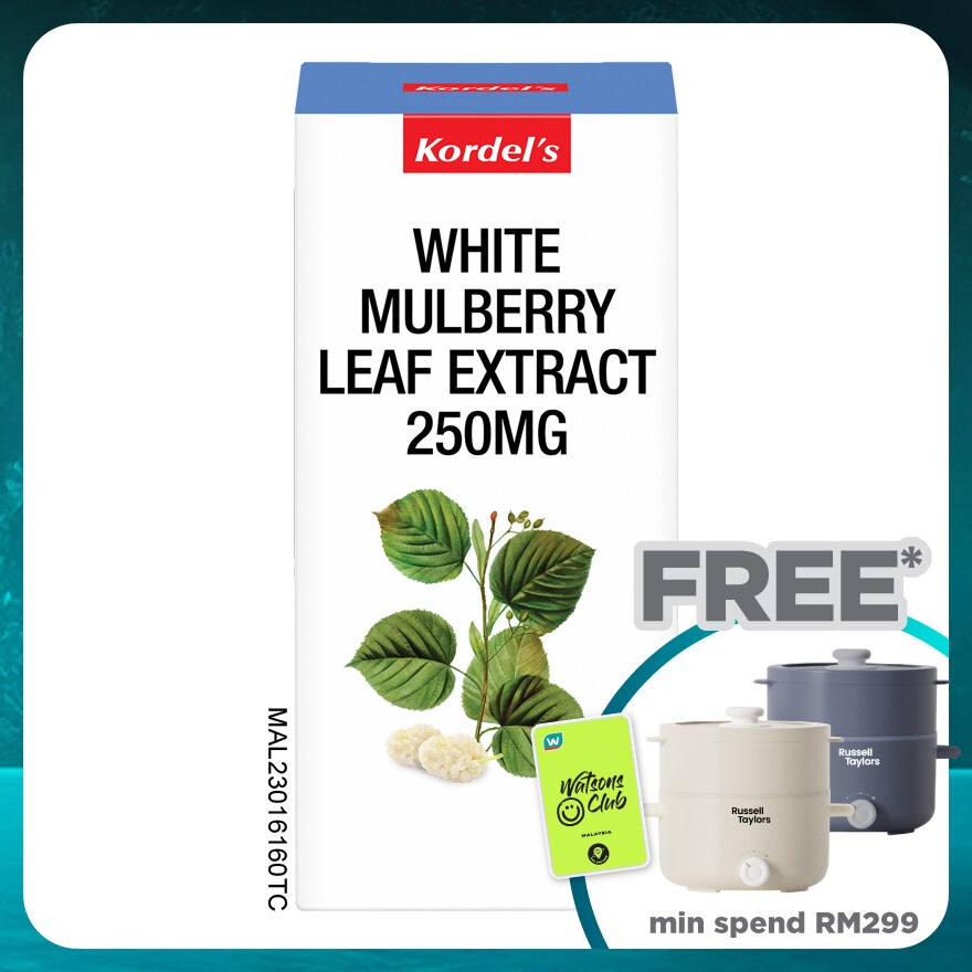 White Mulberry Leaf Extract 250mg 30s