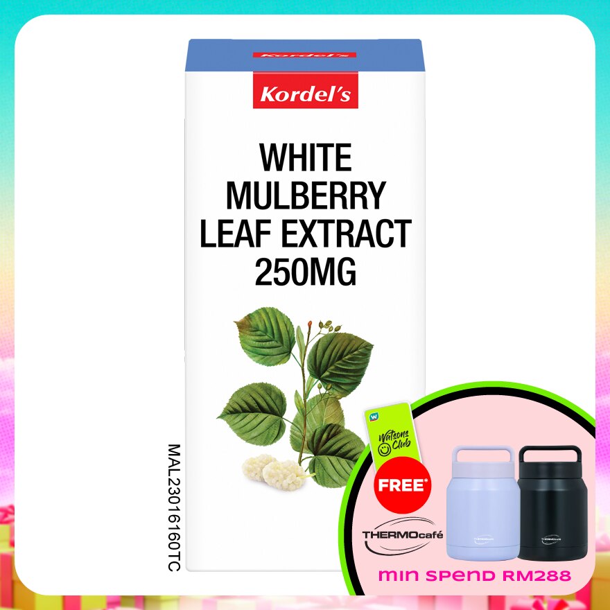 White Mulberry Leaf Extract 250mg 30s