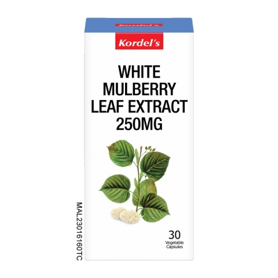 KORDEL'S - White Mulberry Leaf Extract 250mg 30s