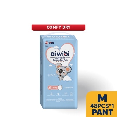 AIWIBI Baby Comfy Dry Diapers Pant M 48s