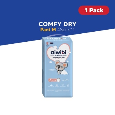AIWIBI Baby Comfy Dry Diapers Pant M 48s
