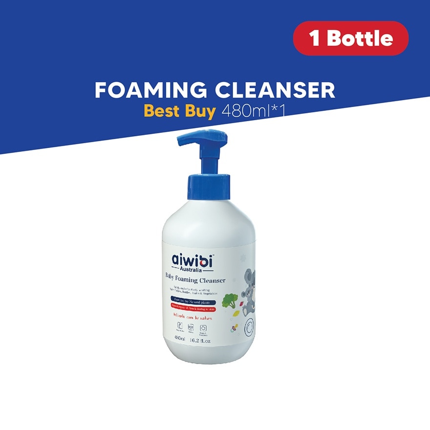 Baby Natural Plant Based Foaming Cleanser (480ml x 1Unit)