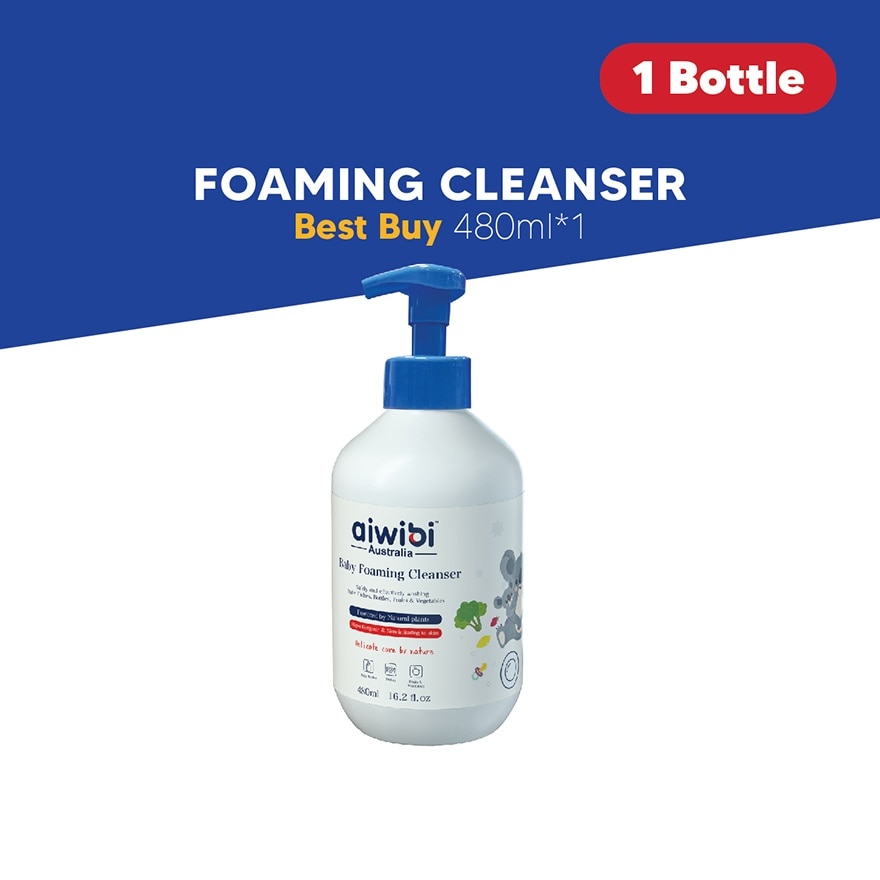 Baby Natural Plant Based Foaming Cleanser (480ml x 1Unit)
