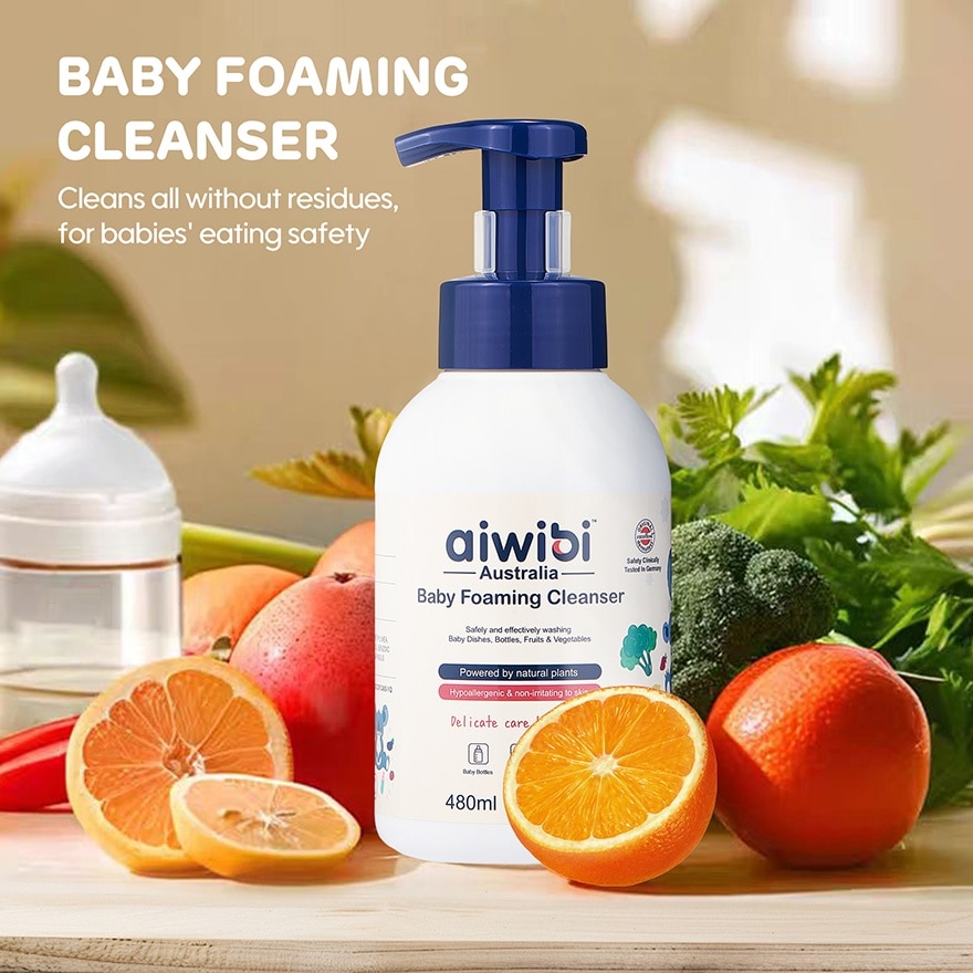 Baby Natural Plant Based Foaming Cleanser (480ml x 1Unit)