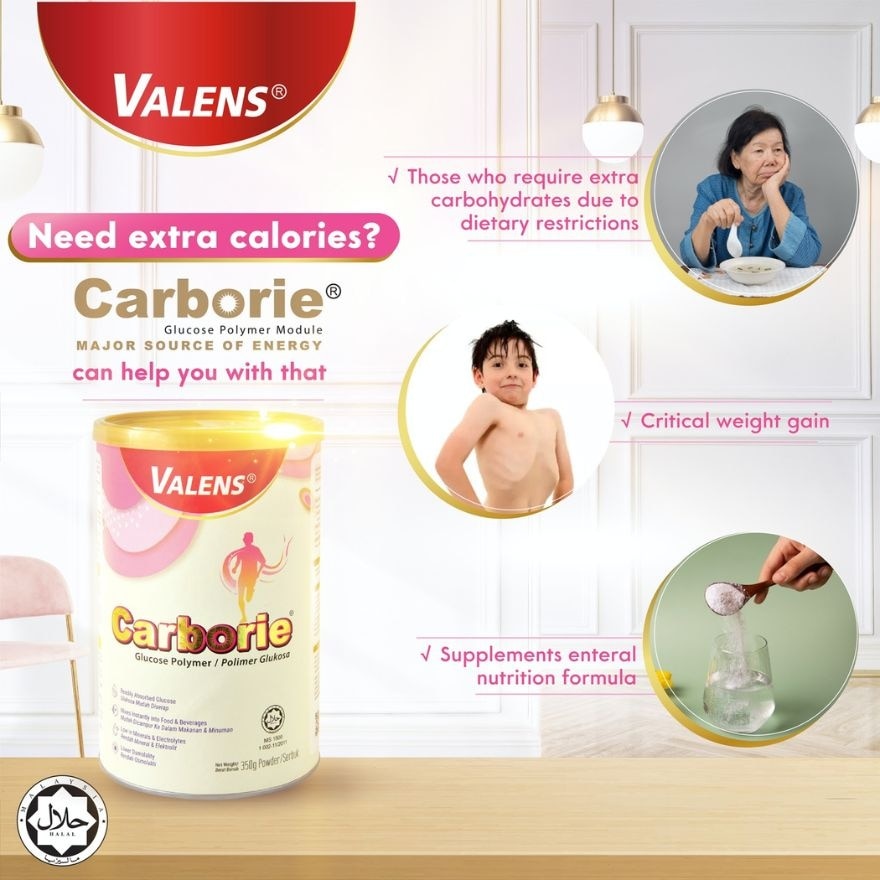 Carborie Glucose Polymer 350g