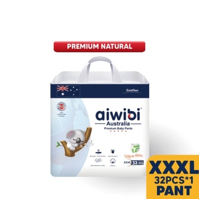 AIWIBI Baby Premium Natural Diapers Pant XXXL 32s