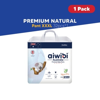 AIWIBI Baby Premium Natural Diapers Pant XXXL 32s