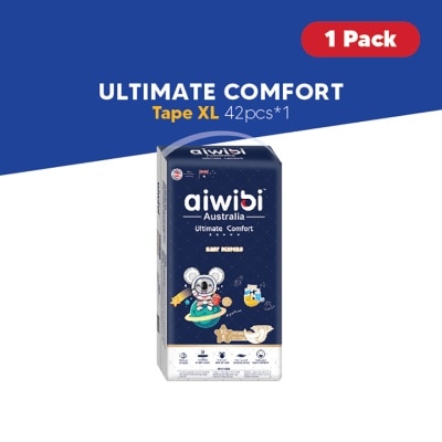 AIWIBI Baby Night Plus Diapers Tape XL 42s