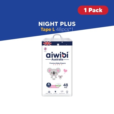 AIWIBI Baby Night Plus Diapers Tape L 48s