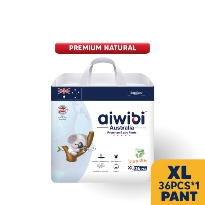 AIWIBI Baby Premium Natural Diapers Pant XL 36s