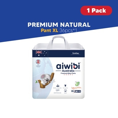 AIWIBI Baby Premium Natural Diapers Pant XL 36s