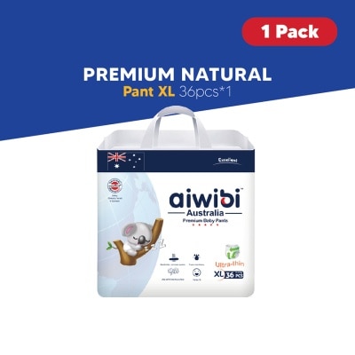 AIWIBI Baby Premium Natural Diapers Pant XL 36s