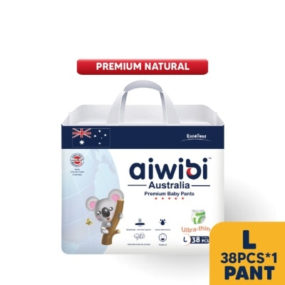 AIWIBI Baby Premium Natural Diapers Pant L 38s