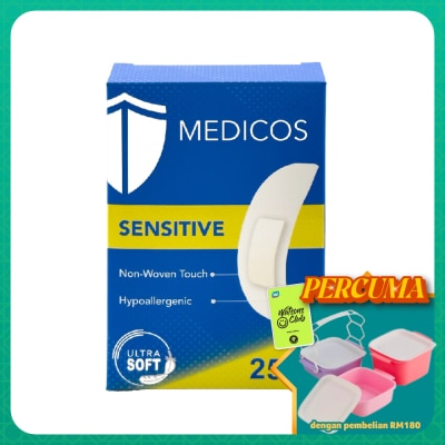 MEDICOS - Wound Care Sensitive Plaster 25s