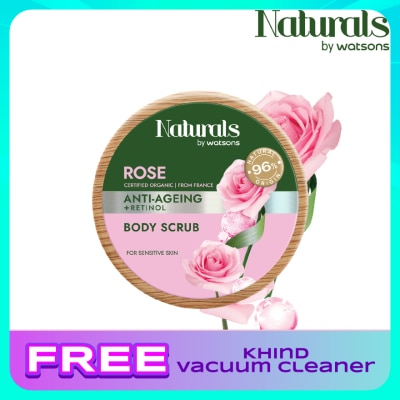 NATURALS BY WATSONS Rose Anti-ageing Body Scrub 200g