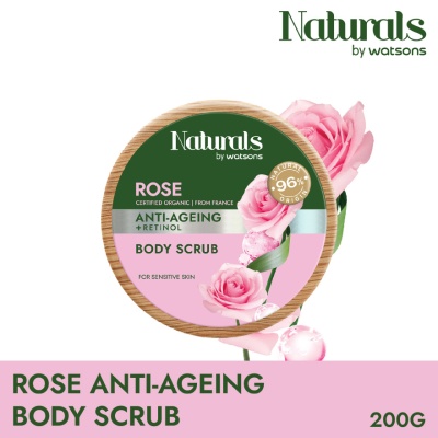 NATURALS BY WATSONS - Rose Anti-ageing Body Scrub 200g
