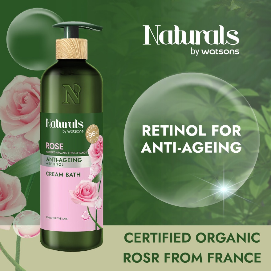 Rose Anti-ageing Cream Bath 490ml