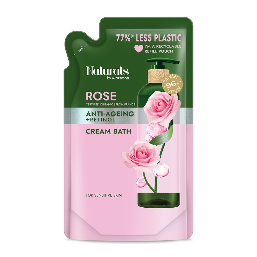 Rose Anti-ageing Cream Bath Refill 450ml