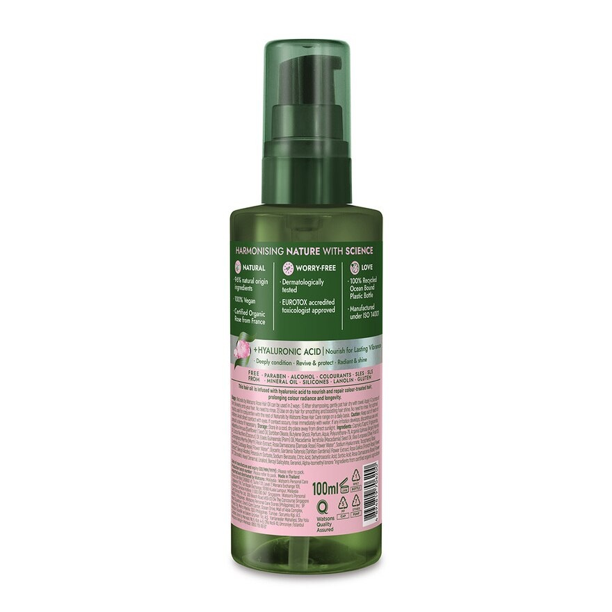 Rose Colour Protect Hair Oil 100ml