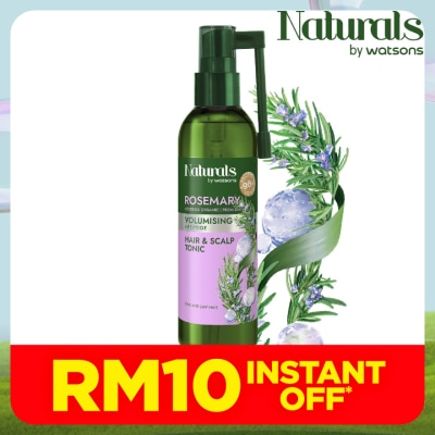 NATURALS BY WATSONS Rosemary Volumising Hair & Scalp Tonic 120ml