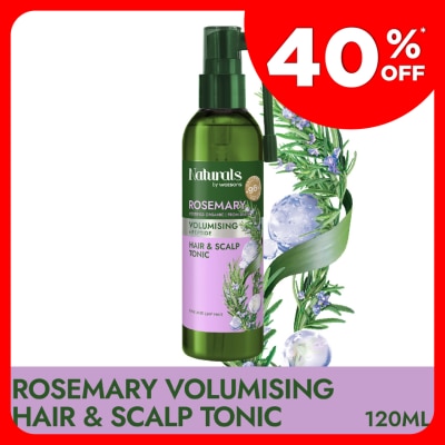 NATURALS BY WATSONS Rosemary Volumising Hair & Scalp Tonic 120ml