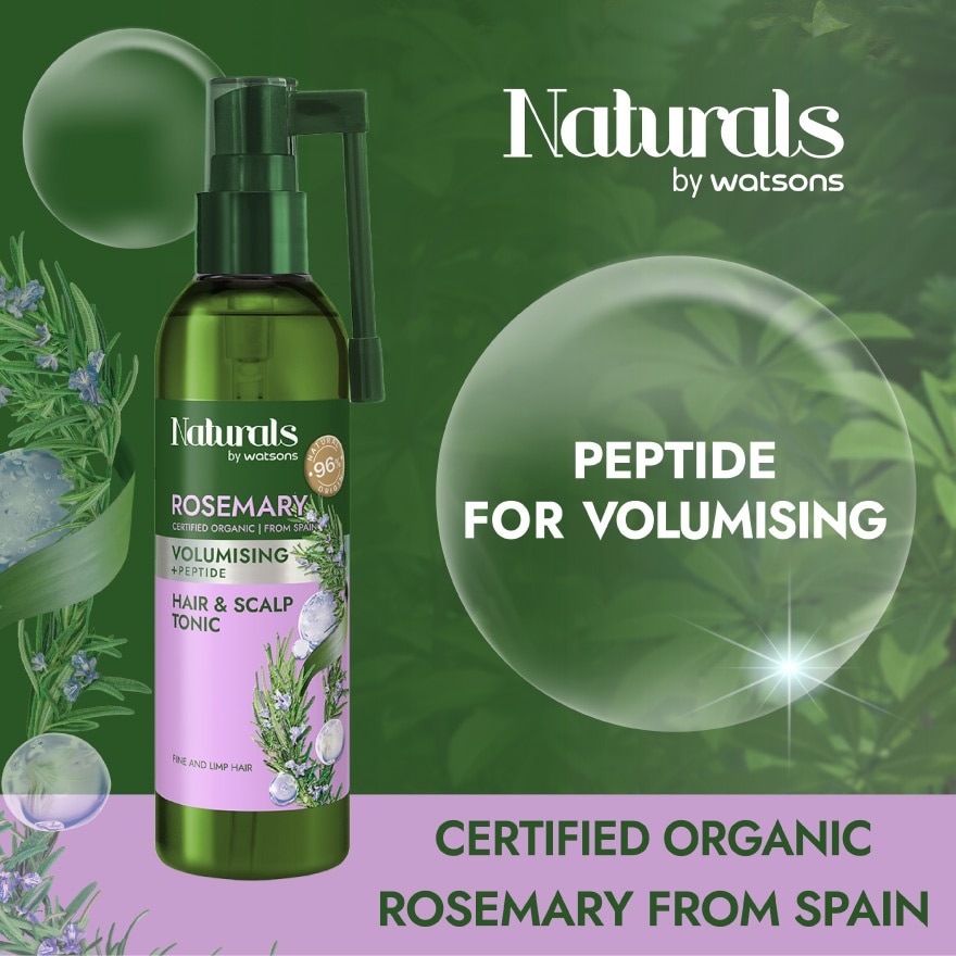 Rosemary Volumising Hair & Scalp Tonic 120ml