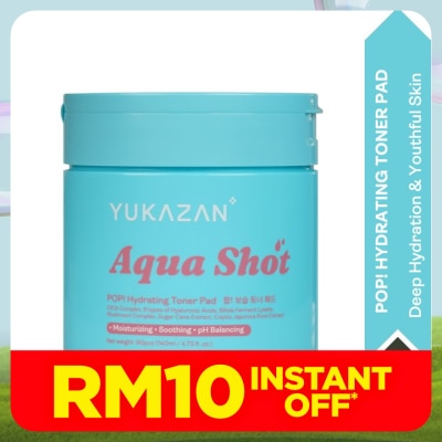 YUKA ZAN POP! Aqua Shot Hydrating Toner Pad 60'S