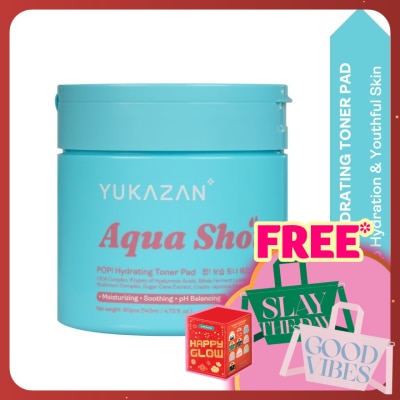YUKA ZAN POP! Aqua Shot Hydrating Toner Pad 60'S