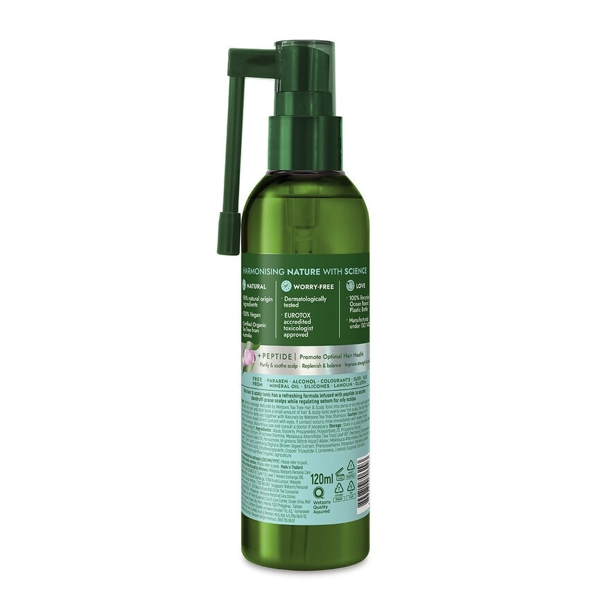 Tea Tree Clarifying Hair & Scalp Tonic 120ml