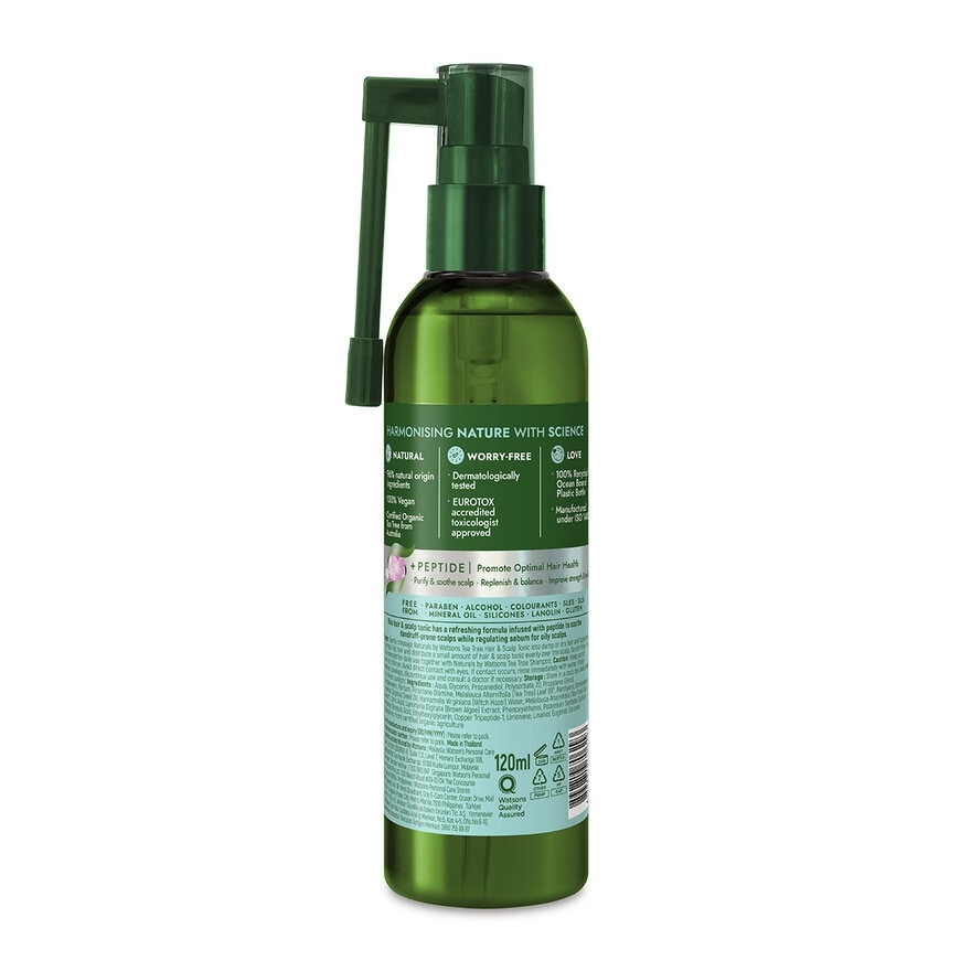 Tea Tree Clarifying Hair & Scalp Tonic 120ml