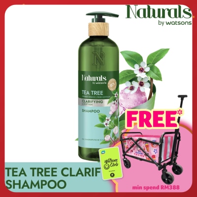 NATURALS BY WATSONS Tea Tree Clarifying Shampoo 490ml