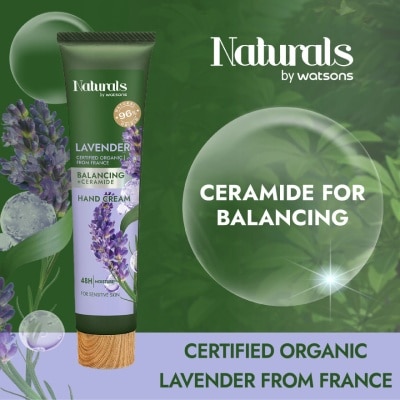 NATURALS BY WATSONS Lavender Balancing Hand Cream 30ml