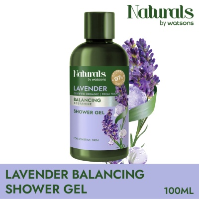 NATURALS BY WATSONS - Lavender Balancing Shower Gel 100ml