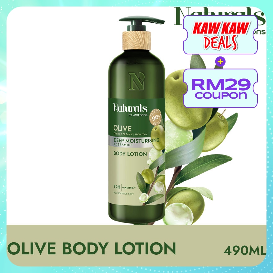 Olive Deep Moisturising Body Lotion 490ml