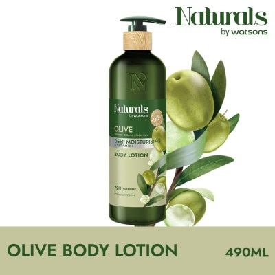 NATURALS BY WATSONS Olive Deep Moisturising Body Lotion 490ml