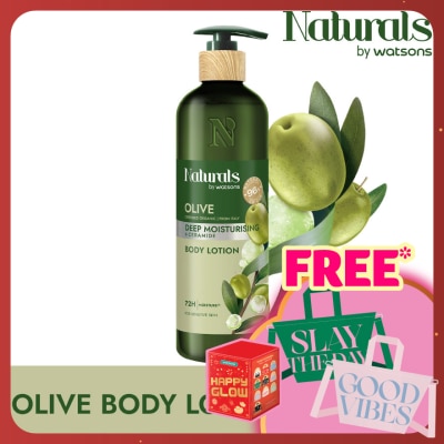NATURALS BY WATSONS Olive Deep Moisturising Body Lotion 490ml