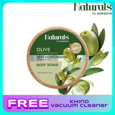 NATURALS BY WATSONS Olive Deep Moisturising Body Scrub 200g